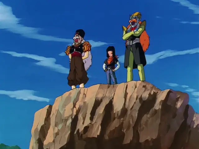Goku se encuentra con Freezer y Cell en el infierno en Dragon Ball GT