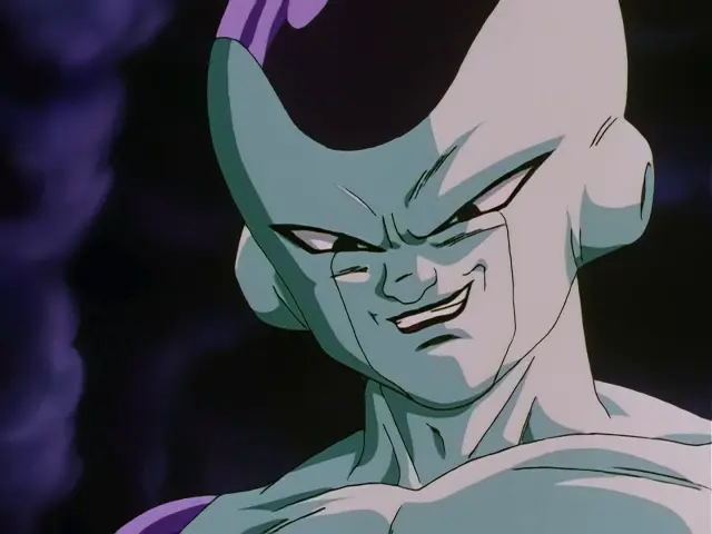Goku se encuentra con Freezer y Cell en el infierno en Dragon Ball GT