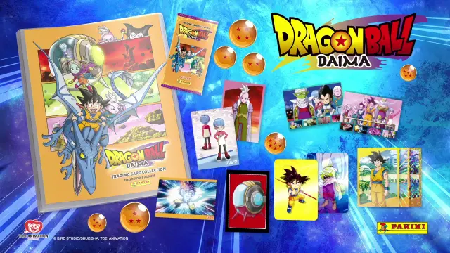 El álbum de trading cards de Dragon Ball Daima de Panini