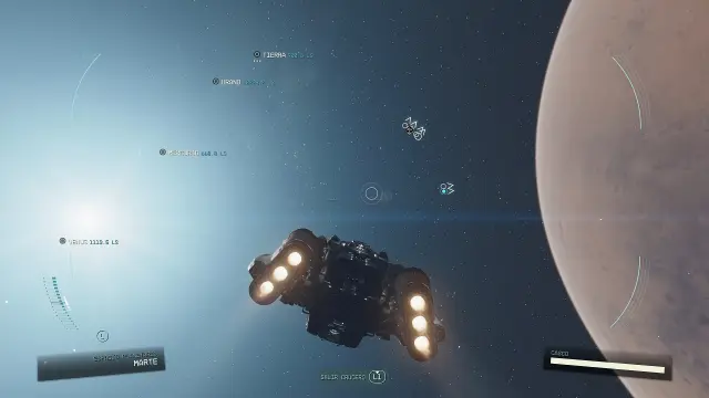El modo crucero en Starfield