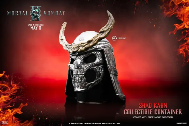 Palomiteros y vasos oficiales de Mortal Kombat II