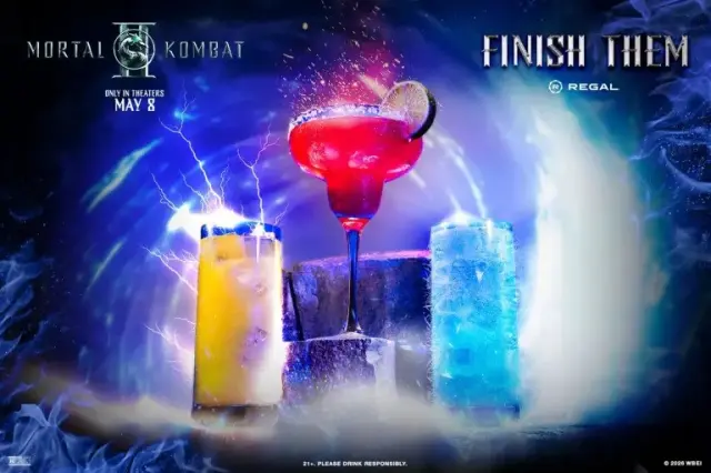 Palomiteros y vasos oficiales de Mortal Kombat II