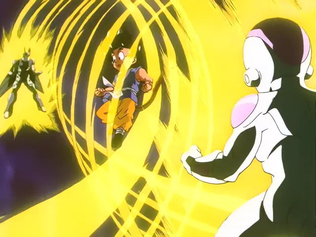 Goku se congela en el infierno y A-17 intenta dominar a A-18