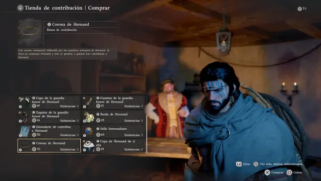 Tienda de Hernand en Crimson Desert