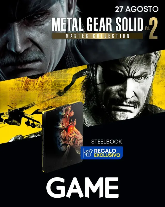 Metal Gear Solid Master Collection Vol. 2 viene con un regalo exclusivo en GAME