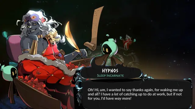 Hipnos en el modo Dream Dives de Hades 2