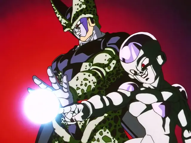 Goku destruye a Cell y Freezer en el infierno, borrándolos de la existencia