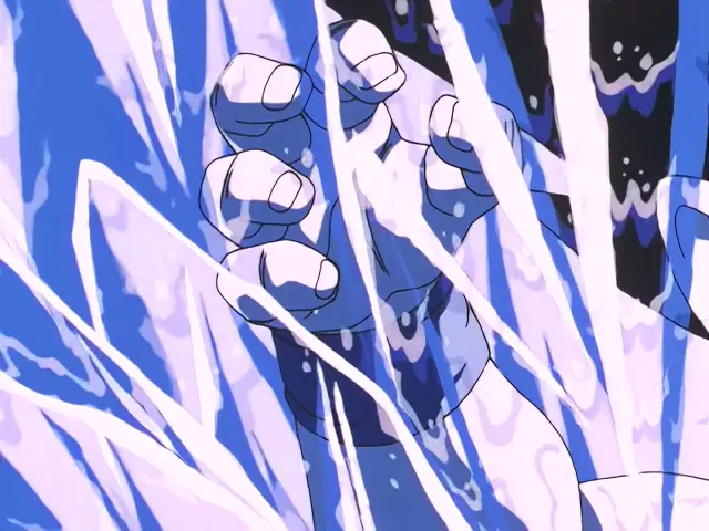 Goku destruye a Cell y Freezer en el infierno, borrándolos de la existencia
