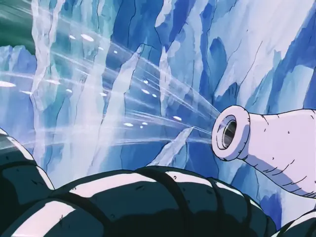 Goku destruye a Cell y Freezer en el infierno, borrándolos de la existencia