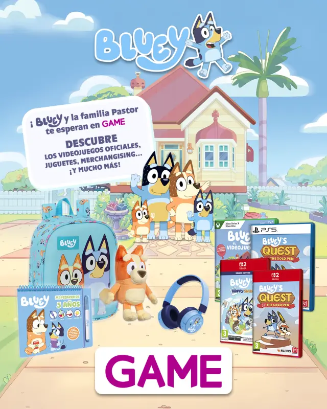 Bluey te espera en GAME