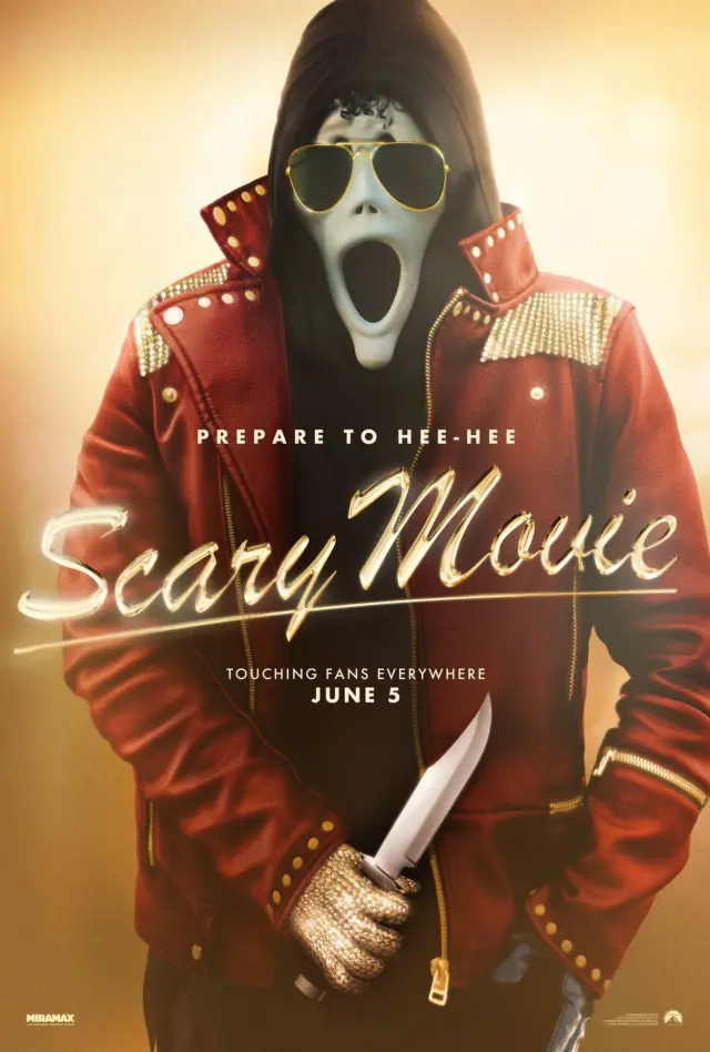 Póster de Scary Movie parodiando Michael