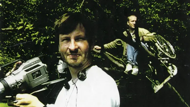 Lars von Trier rodando Los idiotas (1998)
