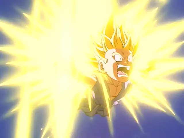 La segunda vez que Goku se transformó en Super Saiyan 4 en Dragon Ball GT