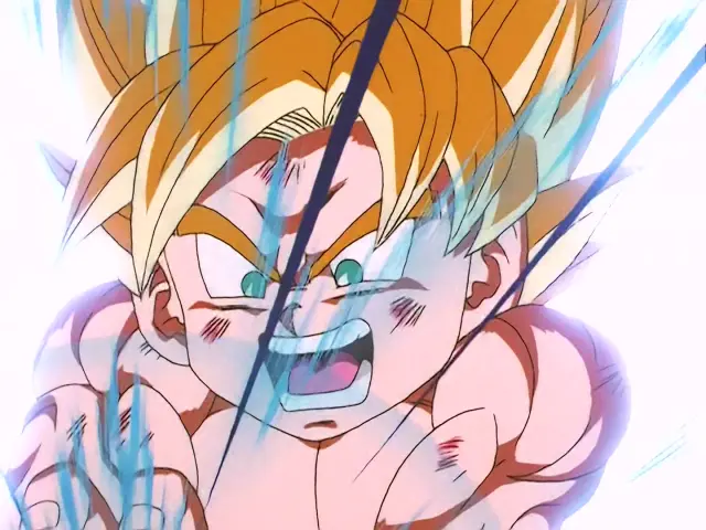La segunda vez que Goku se transformó en Super Saiyan 4 en Dragon Ball GT