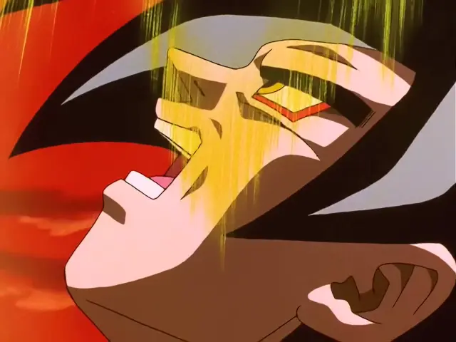 La segunda vez que Goku se transformó en Super Saiyan 4 en Dragon Ball GT