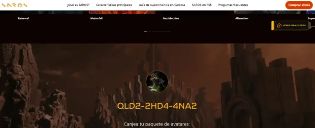Canjea tus avatares de Saros