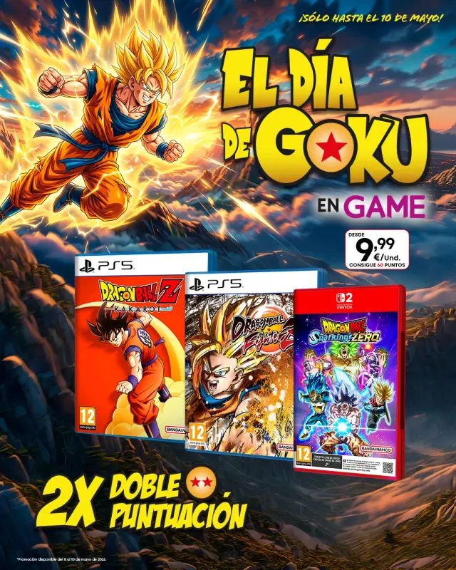 El Día de Goku es una fecha muy especial para todo fan de Dragon Ball, y se celebra mañana, 9 de mayo