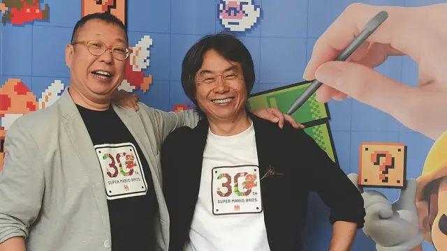 Takashi Tezuka y Shigeru Miyamoto
