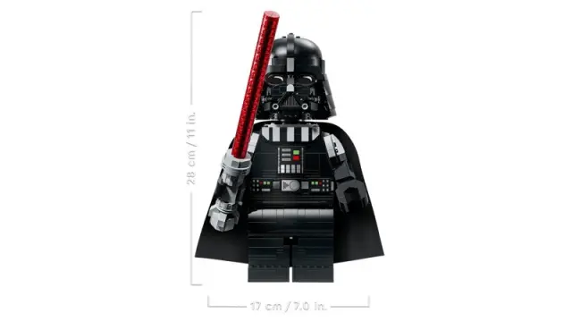 Imágenes del set de LEGO de la minifigura gigante de Darth Vader
