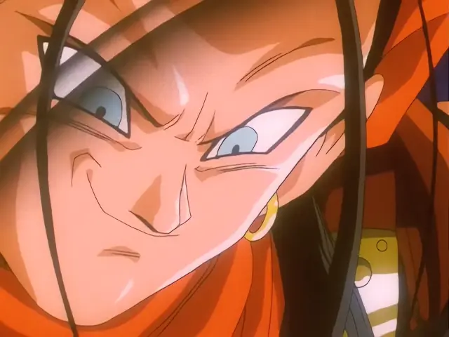 Goku casi se inmola para intentar derrotar a Super A-17 en Dragon Ball GT