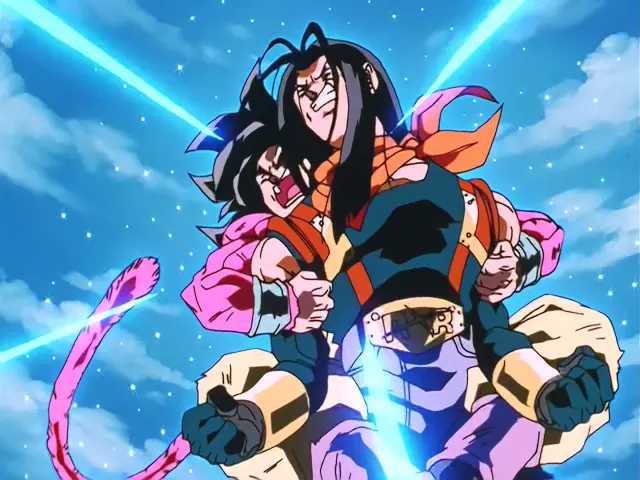 Goku casi se inmola para intentar derrotar a Super A-17 en Dragon Ball GT