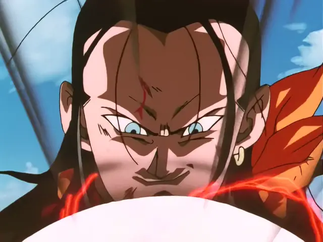 Goku y A-18 hacen equipo para matar a Super A-17 en Dragon Ball GT