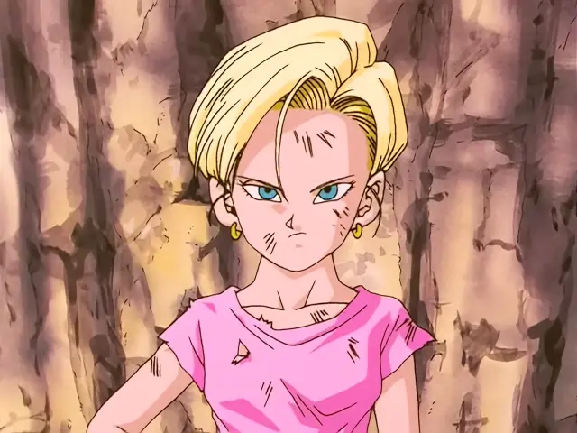 Goku y A-18 hacen equipo para matar a Super A-17 en Dragon Ball GT