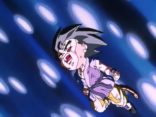 Goku y A-18 hacen equipo para matar a Super A-17 en Dragon Ball GT
