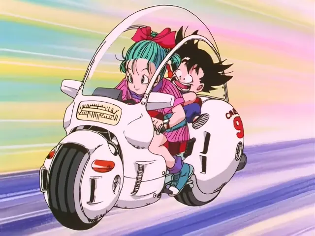 Goku y Bulma de Dragon Ball recreados en Dragon Ball GT