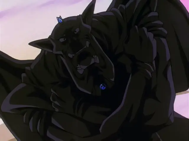 El primer dragón oscuro al que se enfrentan Goku y Pan