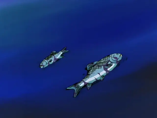 El primer dragón oscuro al que se enfrentan Goku y Pan