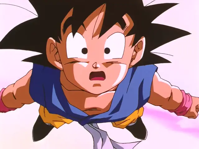 El primer dragón oscuro al que se enfrentan Goku y Pan