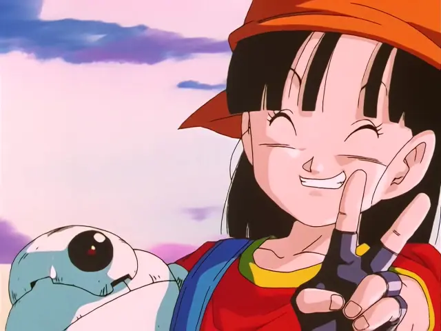 El primer dragón oscuro al que se enfrentan Goku y Pan