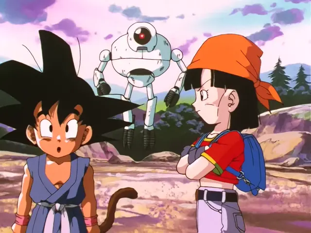 Ryan Shinron anula la energía de Goku y Pan en Dragon Ball GT