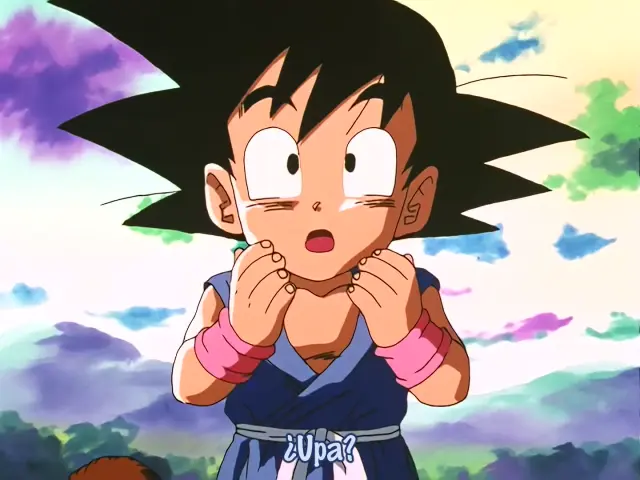 Goku y Pan se libran de la energía negativa de Ryan Shinron en Dragon Ball GT