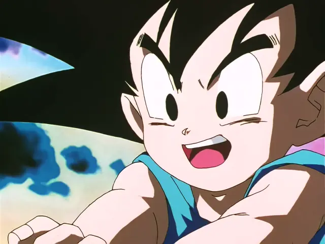 Goku y Pan se cargan a Ryan Shinron con una Onda Vital conjunta
