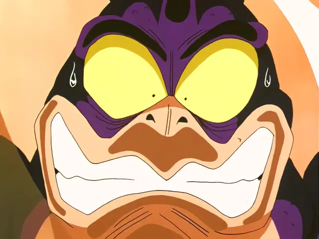 Uh Shinron deja inconscientes a Goku y Pan con sus descargas eléctricas
