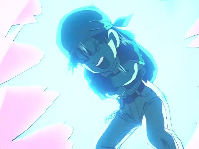 Uh Shinron deja inconscientes a Goku y Pan con sus descargas eléctricas