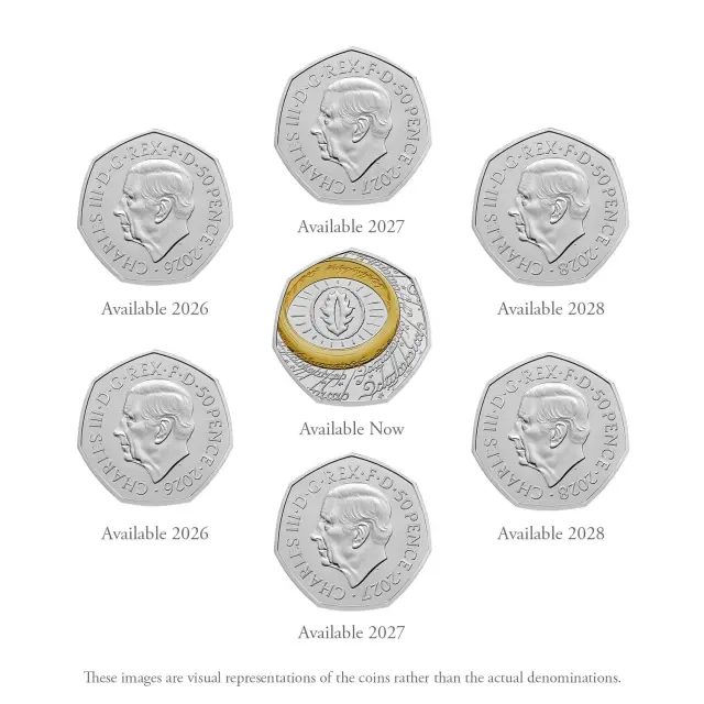 Colección de monedas de El señor de los anillos - Primera revelada