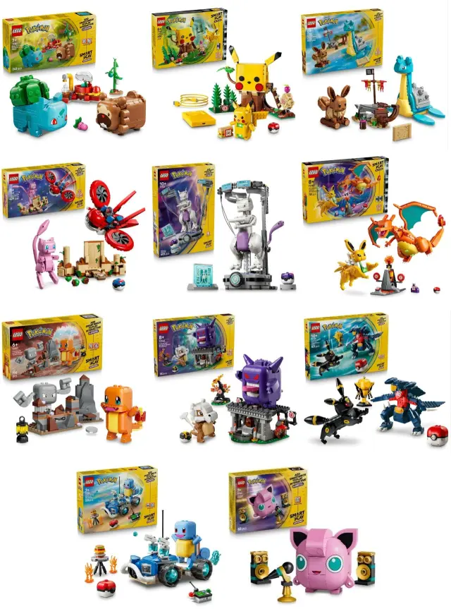 Sets Smart Play de LEGO Pokémon