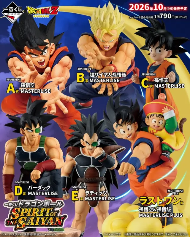 Las nostálgicas figuras de Dragon Ball Z de 2026