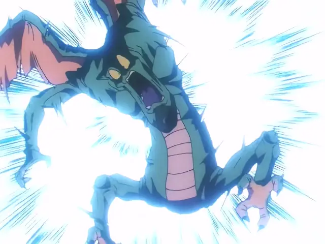 Pan y Goku derrotan a Ryu Shinron con un ataque combinado