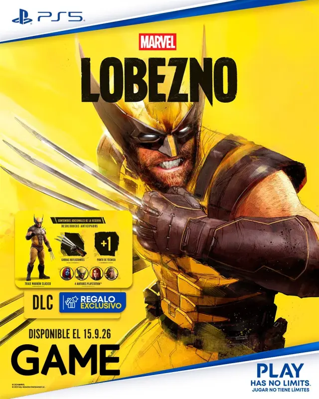 Reserva Marvel: Lobezno en GAME y consigue un DLC exclusivo de regalo
