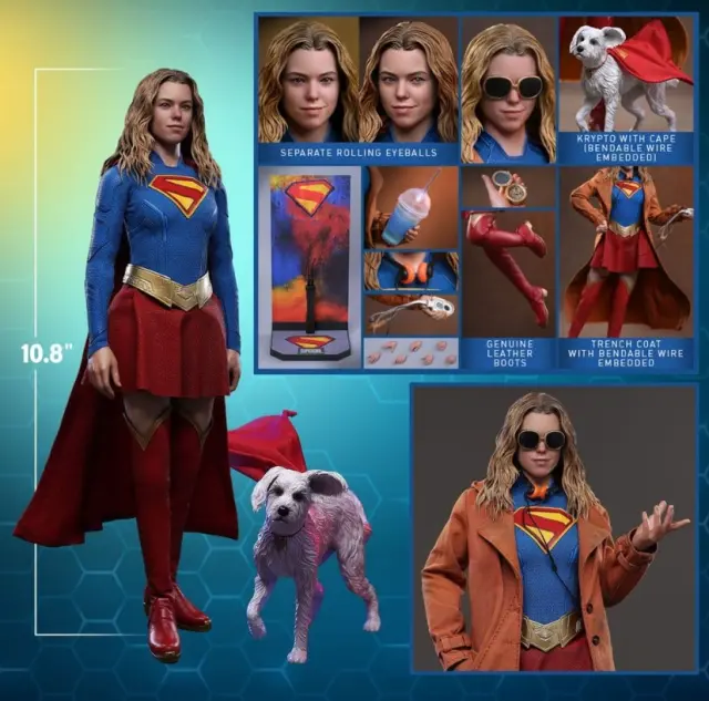 La figura Hot-Toys de Supergirl de Milly Alcock