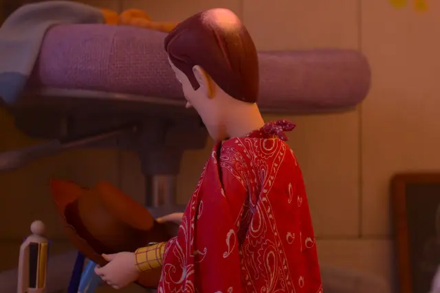 Toy Story 5 (2026) con la calva de Woody