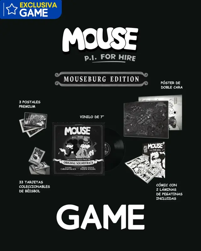 Mouse P.I. For Hire - Mouseburg Edition