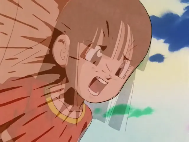 Goku rescata a Pan del chuerpo de Chi Shinron
