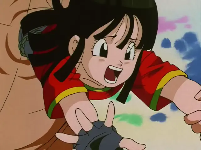 Goku rescata a Pan del chuerpo de Chi Shinron
