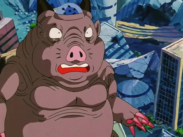 Goku Super Saiyan 4 derrota a Chi Shinron
