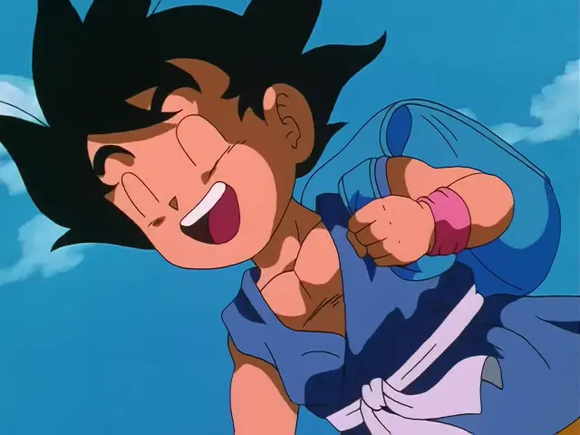 Goku Super Saiyan 4 derrota a Chi Shinron
